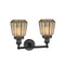 Innovations Lighting Chatham 2 Light Bath Vanity Light Part Of The Franklin Restoration Collection 208-BK-G146