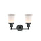 Innovations Lighting Small Canton 2 Light Bath Vanity Light Part Of The Franklin Restoration Collection 208-BK-G181S