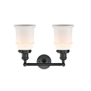 Innovations Lighting Canton 2 Light Bath Vanity Light Part Of The Franklin Restoration Collection 208-BK-G181-LED