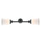 Innovations Lighting Canton 2 Light Bath Vanity Light Part Of The Franklin Restoration Collection 208-BK-G181-LED
