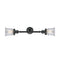 Innovations Lighting Small Canton 2 Light Bath Vanity Light Part Of The Franklin Restoration Collection 208-BK-G182S