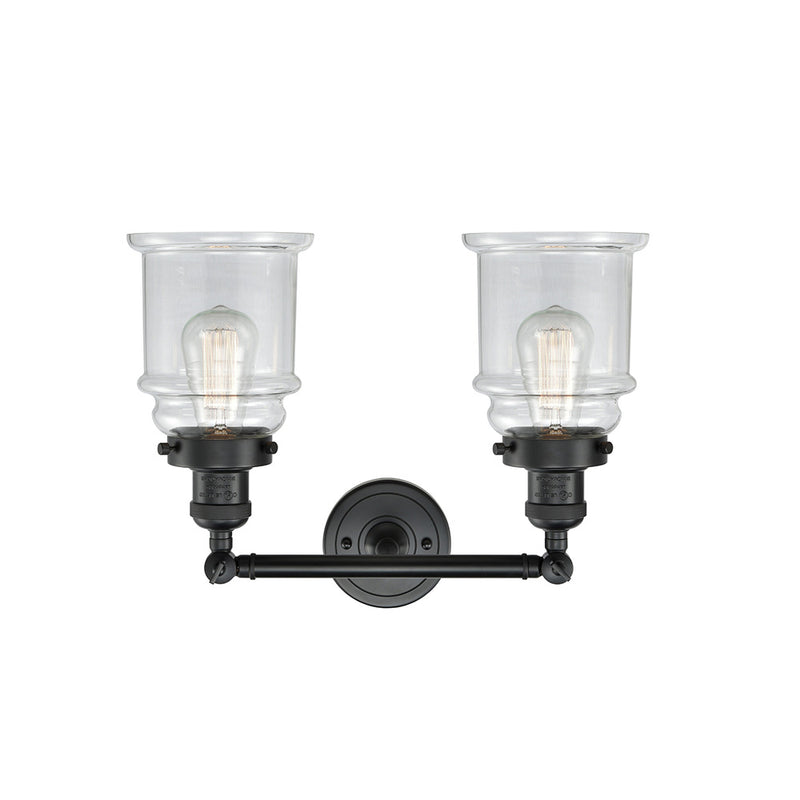 Innovations Lighting Canton 2 Light Bath Vanity Light Part Of The Franklin Restoration Collection 208-BK-G182-LED