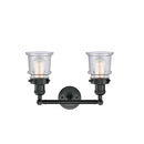 Innovations Lighting Small Canton 2 Light Bath Vanity Light Part Of The Franklin Restoration Collection 208-BK-G184S-LED