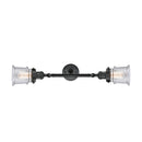 Innovations Lighting Small Canton 2 Light Bath Vanity Light Part Of The Franklin Restoration Collection 208-BK-G184S-LED