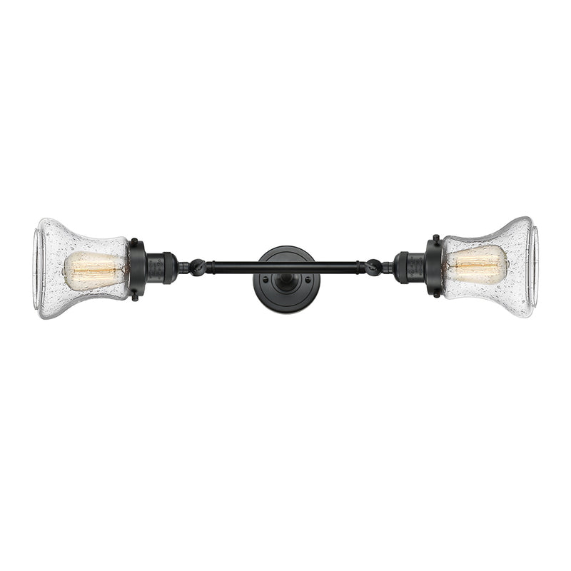 Innovations Lighting Bellmont 2 Light Bath Vanity Light Part Of The Franklin Restoration Collection 208-BK-G194