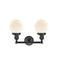Innovations Lighting Beacon 2 Light 17" Bath Vanity Light 208-BK-G201-6