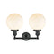 Innovations Lighting Beacon 2 Light 19" Bath Vanity Light 208-BK-G201-8