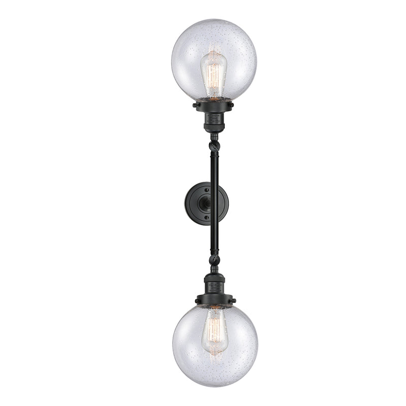 Innovations Lighting Beacon 2 Light 19" Bath Vanity Light 208-BK-G204-8