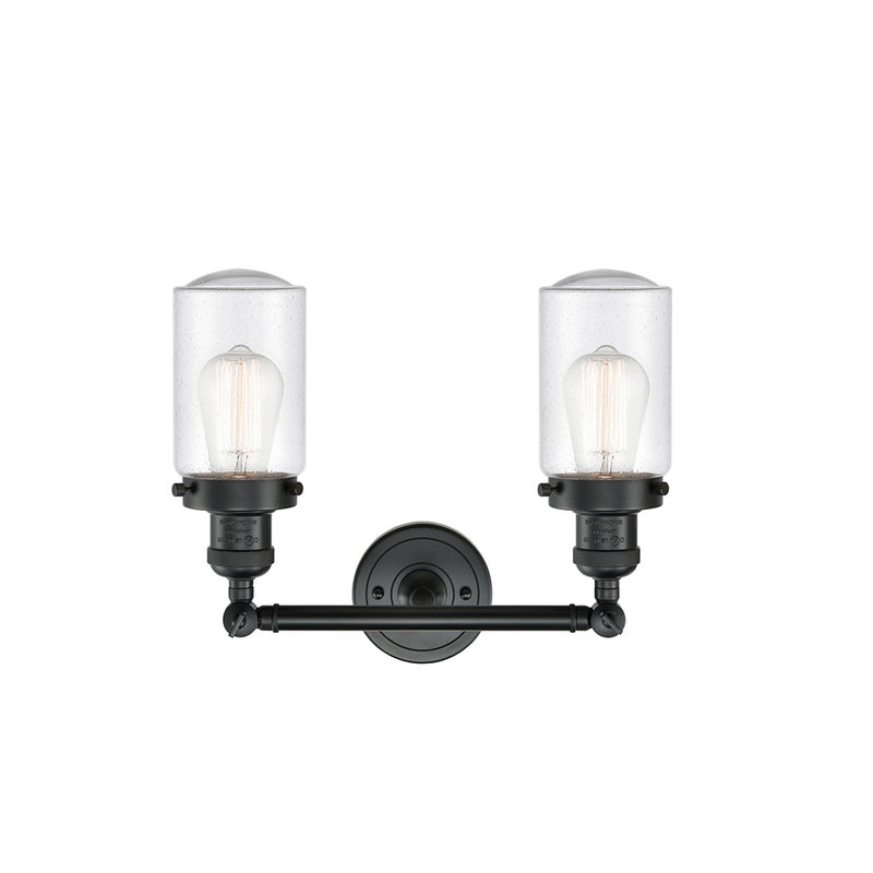 Innovations Lighting Dover 2 Light Bath Vanity Light Part Of The Franklin Restoration Collection 208-BK-G314-LED
