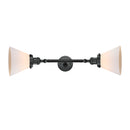 Innovations Lighting Large Cone 2 Light Bath Vanity Light Part Of The Franklin Restoration Collection 208-BK-G41-LED