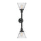 Innovations Lighting Large Cone 2 Light Bath Vanity Light Part Of The Franklin Restoration Collection 208-BK-G42-LED