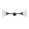 Innovations Lighting Large Cone 2 Light Bath Vanity Light Part Of The Franklin Restoration Collection 208-BK-G42-LED