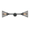 Innovations Lighting Large Cone 2 Light Bath Vanity Light Part Of The Franklin Restoration Collection 208-BK-G43-LED