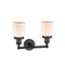 Innovations Lighting Small Bell 2 Light Bath Vanity Light Part Of The Franklin Restoration Collection 208-BK-G51
