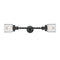 Innovations Lighting Small Bell 2 Light Bath Vanity Light Part Of The Franklin Restoration Collection 208-BK-G52