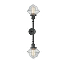 Innovations Lighting Small Oxford 2 Light Bath Vanity Light Part Of The Franklin Restoration Collection 208-BK-G532-LED