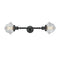 Innovations Lighting Small Oxford 2 Light Bath Vanity Light Part Of The Franklin Restoration Collection 208-BK-G532