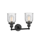 Innovations Lighting Small Bell 2 Light Bath Vanity Light Part Of The Franklin Restoration Collection 208-BK-G54