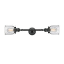 Innovations Lighting Small Bell 2 Light Bath Vanity Light Part Of The Franklin Restoration Collection 208-BK-G54