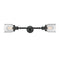 Innovations Lighting Small Bell 2 Light Bath Vanity Light Part Of The Franklin Restoration Collection 208-BK-G54