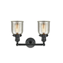 Innovations Lighting Small Bell 2 Light Bath Vanity Light Part Of The Franklin Restoration Collection 208-BK-G58-LED