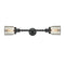Innovations Lighting Small Bell 2 Light Bath Vanity Light Part Of The Franklin Restoration Collection 208-BK-G58-LED