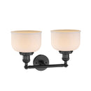 Innovations Lighting Large Bell 2 Light Bath Vanity Light Part Of The Franklin Restoration Collection 208-BK-G71