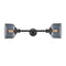 Innovations Lighting Large Bell 2 Light Bath Vanity Light Part Of The Franklin Restoration Collection 208-BK-G73