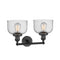 Innovations Lighting Large Bell 2 Light Bath Vanity Light Part Of The Franklin Restoration Collection 208-BK-G74