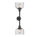 Innovations Lighting Large Bell 2 Light Bath Vanity Light Part Of The Franklin Restoration Collection 208-BK-G74-LED