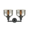 Innovations Lighting Large Bell 2 Light Bath Vanity Light Part Of The Franklin Restoration Collection 208-BK-G78
