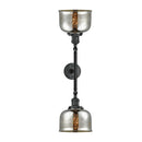 Innovations Lighting Large Bell 2 Light Bath Vanity Light Part Of The Franklin Restoration Collection 208-BK-G78-LED