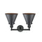 Innovations Lighting Appalachian 2 Light Bath Vanity Light Part Of The Franklin Restoration Collection 208-BK-M13-BK