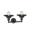 Innovations Lighting Railroad 2 Light Bath Vanity Light Part Of The Franklin Restoration Collection 208-BK-M6-LED