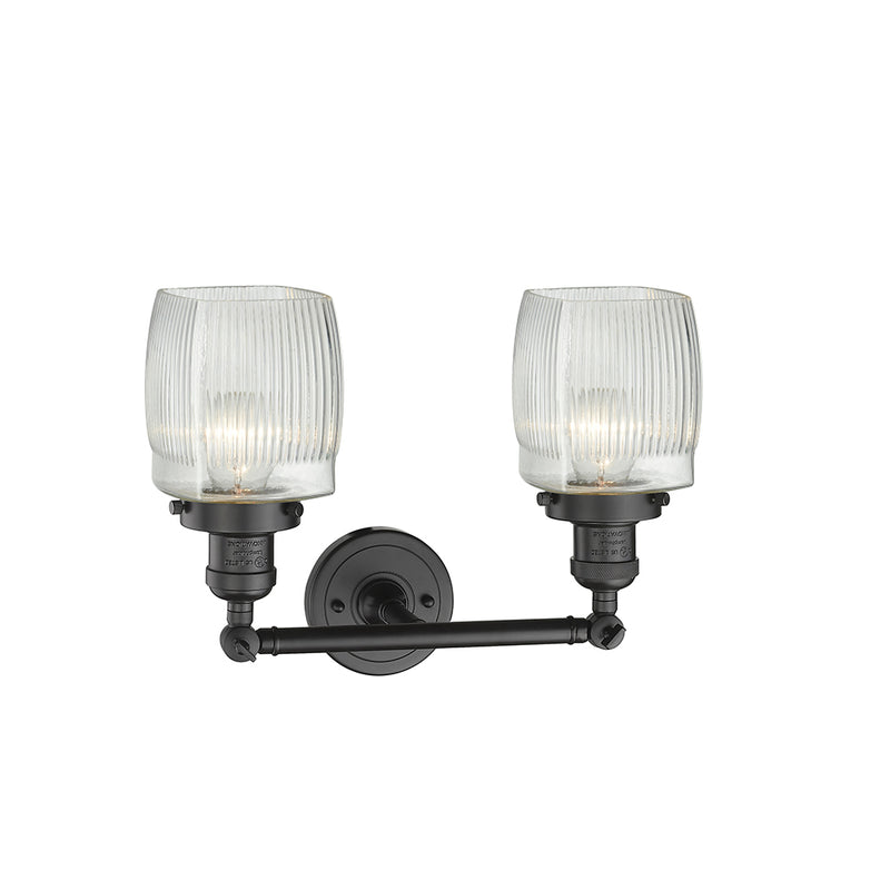 Innovations Lighting Colton 2 Light Bath Vanity Light Part Of The Franklin Restoration Collection 208-OB-G302-LED