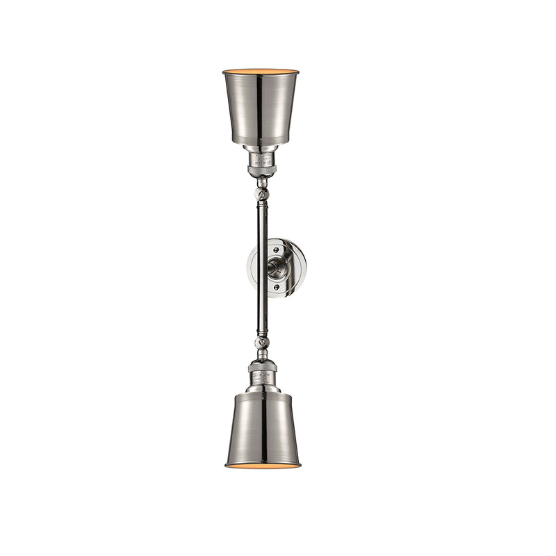 Innovations Lighting Addison 2 Light Bath Vanity Light Part Of The Franklin Restoration Collection 208-PN-M9