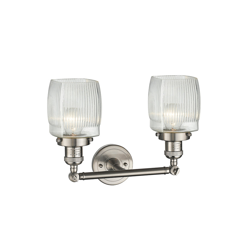 Innovations Lighting Colton 2 Light Bath Vanity Light Part Of The Franklin Restoration Collection 208-SN-G302-LED