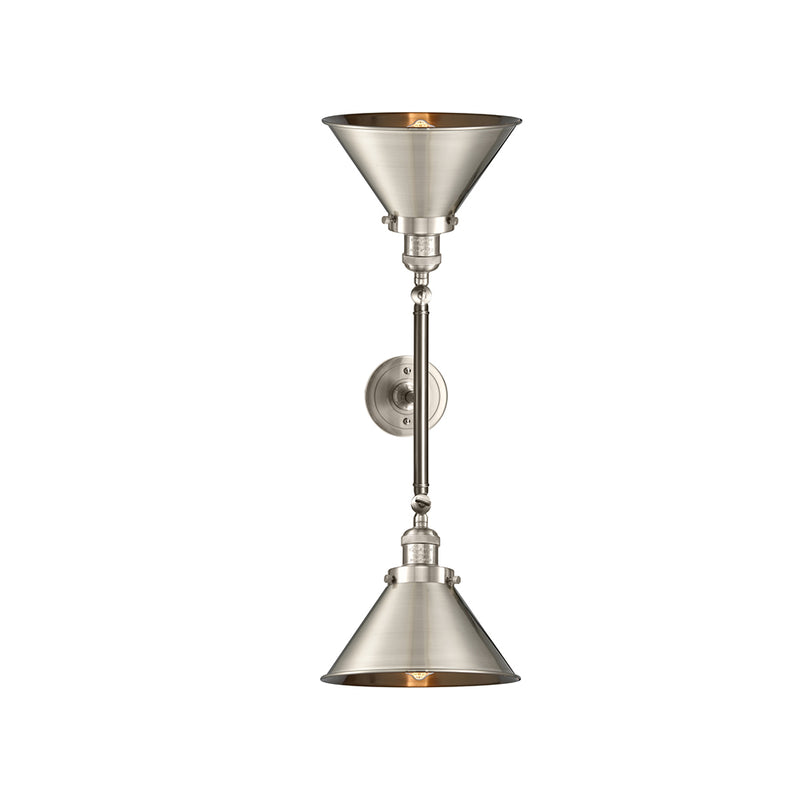 Innovations Lighting Briarcliff 2 Light Bath Vanity Light Part Of The Franklin Restoration Collection 208-SN-M10-SN