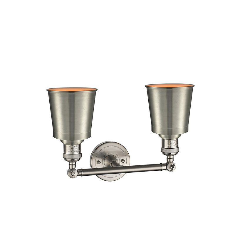 Innovations Lighting Addison 2 Light Bath Vanity Light Part Of The Franklin Restoration Collection 208-SN-M9-SN