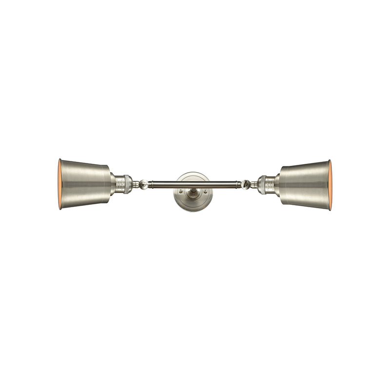 Innovations Lighting Addison 2 Light Bath Vanity Light Part Of The Franklin Restoration Collection 208-SN-M9-SN