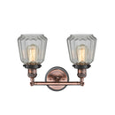 Innovations Lighting Chatham 2 Light Bath Vanity Light Part Of The Franklin Restoration Collection 208BP-ACBK-G142
