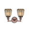 Innovations Lighting Chatham 2 Light Bath Vanity Light Part Of The Franklin Restoration Collection 208BP-ACBK-G146