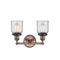 Innovations Lighting Small Bell 2 Light Bath Vanity Light Part Of The Franklin Restoration Collection 208BP-ACBK-G52