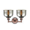 Innovations Lighting Large Bell 2 Light Bath Vanity Light Part Of The Franklin Restoration Collection 208BP-ACBK-G78