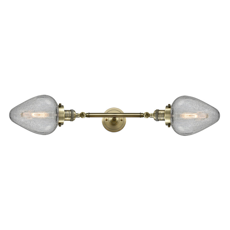 Innovations Lighting Geneseo 2 Light Bath Vanity Light Part Of The Franklin Restoration Collection 208L-AB-G165-LED