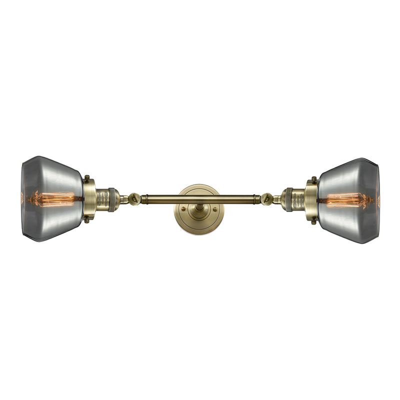 Innovations Lighting Fulton 2 Light Bath Vanity Light Part Of The Franklin Restoration Collection 208L-AB-G173-LED