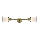 Innovations Lighting Small Canton 2 Light Bath Vanity Light Part Of The Franklin Restoration Collection 208L-AB-G181S-LED