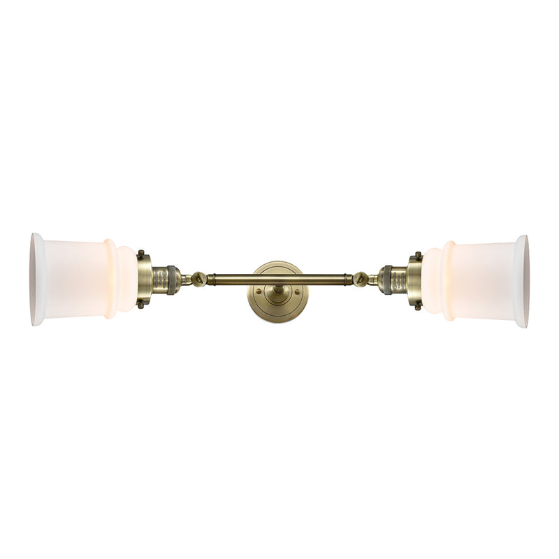 Innovations Lighting Canton 2 Light Bath Vanity Light Part Of The Franklin Restoration Collection 208L-AB-G181