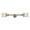 Innovations Lighting Small Canton 2 Light Bath Vanity Light Part Of The Franklin Restoration Collection 208L-AB-G184S-LED