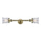 Innovations Lighting Small Canton 2 Light Bath Vanity Light Part Of The Franklin Restoration Collection 208L-AB-G184S